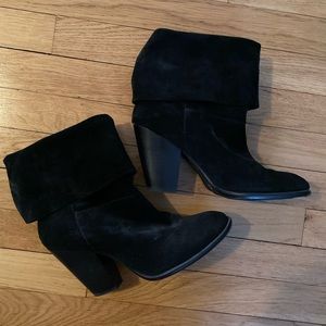 Suede ankle boots
